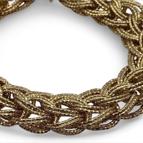 Technibond 925 Sterling Silver Diamond Cut Chain Link Bracelet - Picture 6 of 6